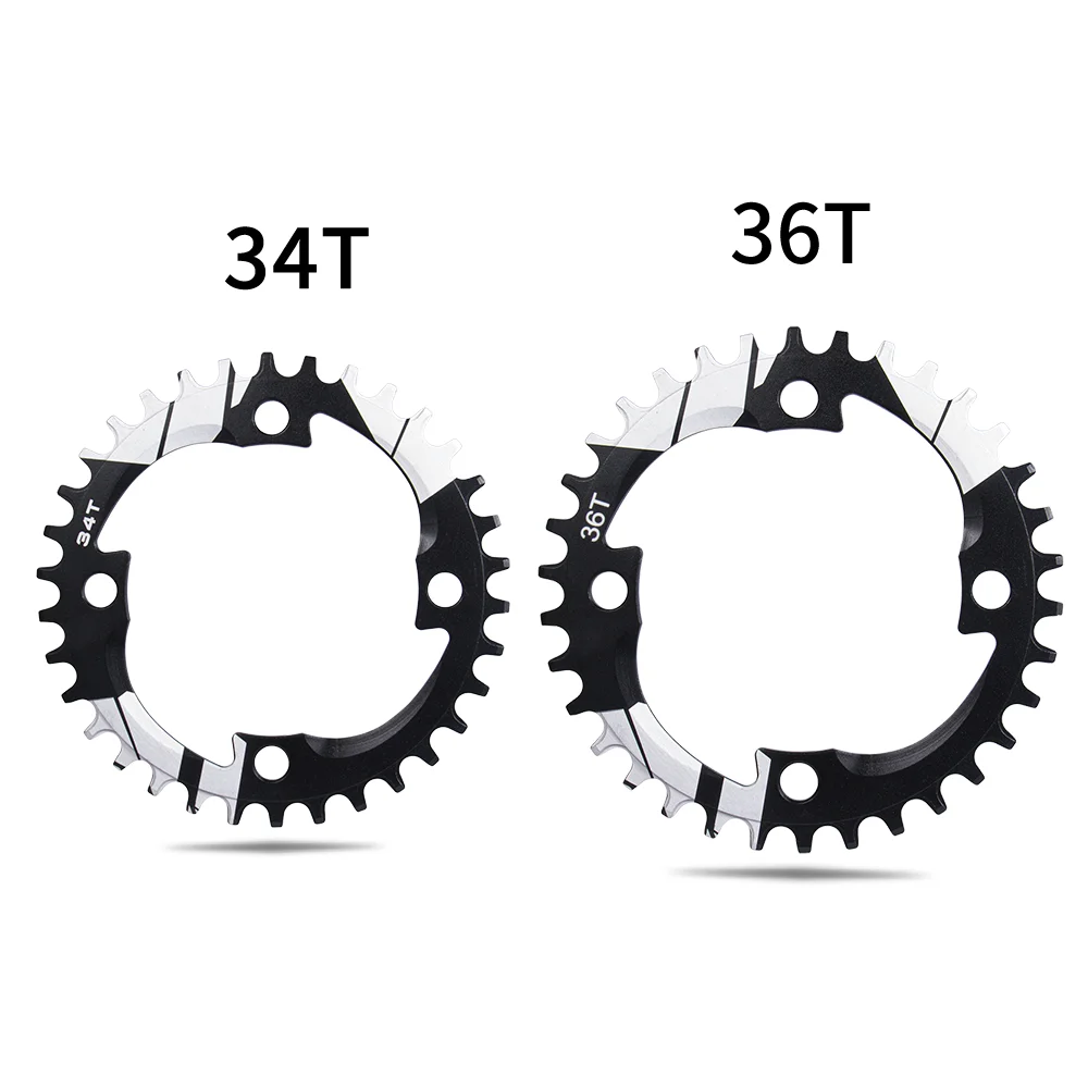 BOLANY Mountain Bike Crankset 170MM 104BCD Crankset Hollow Crank Aluminum Alloy MTB Bicycle Crank Chainring Bicycle Accessories