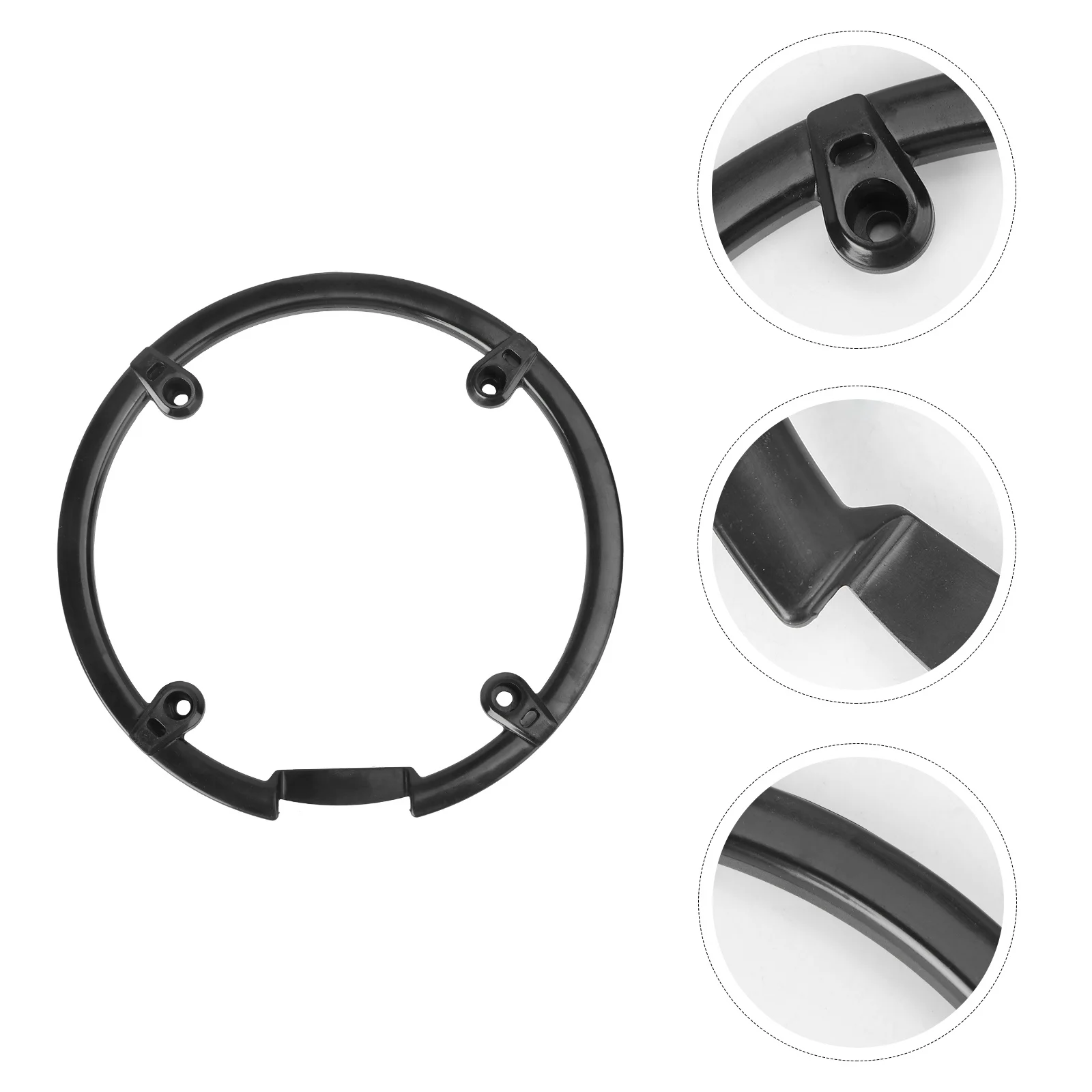 Tooth Plate Protection Cover Black Plastic Chainring Protector For Road Bike Lightweight Durable Mountain Bike Bash