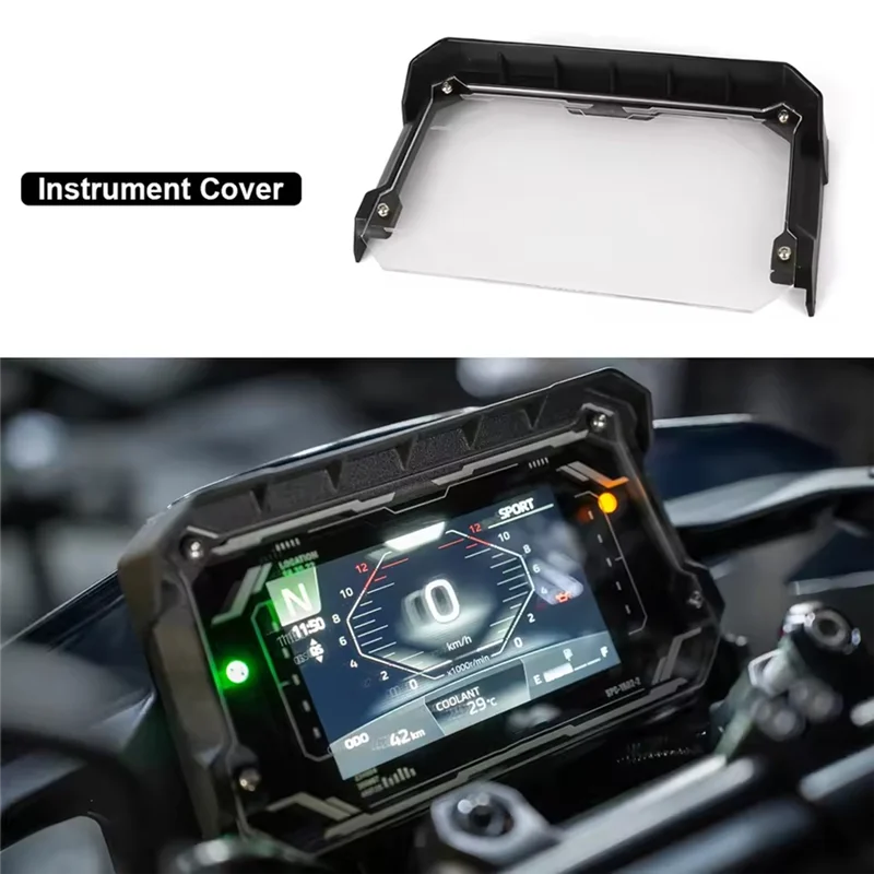

Motorcycle Instrument Cover Speedometer Guard Case Gauge Odometer Tachometer Protection For Yamaha MT-09 MT09 2024 2025