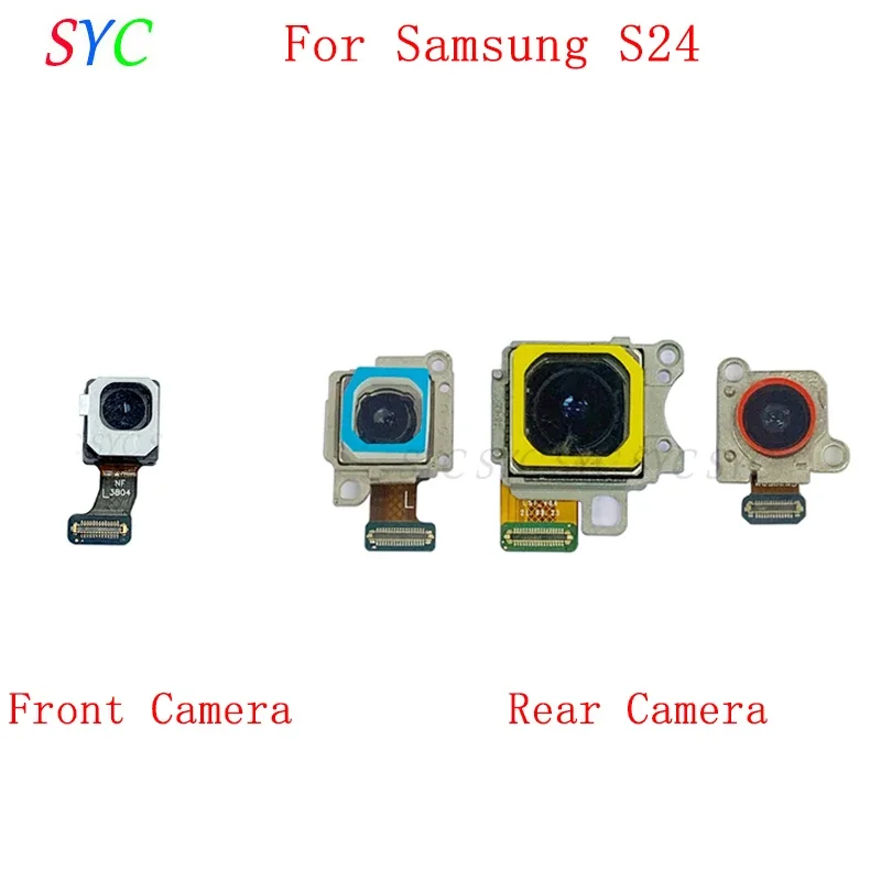 Back Front Camera Flex Cable For Samsung S24 S921 Rear Main Big Small Camera Module Repair Parts