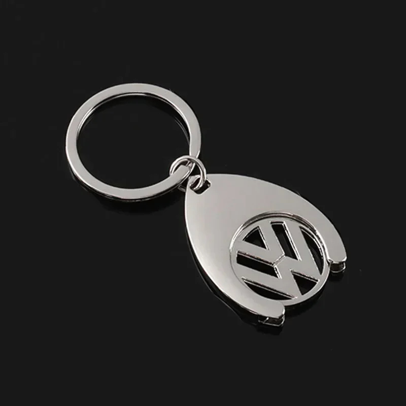 Alloy Car Logo Keychain Keyring for Volkswagen Jetta Touareg Tiguan Golf Passat B5 B6 B7 Polo Lavida Sagitar Teramont Key Holder