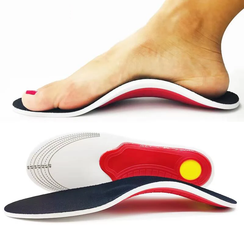 2/6Pair Orthotic Arch Support Insoles for Flat Feet Shock‑Absorbing Damping Cushion Shoe Inserts Relieve Foot Pressure Foot Pads