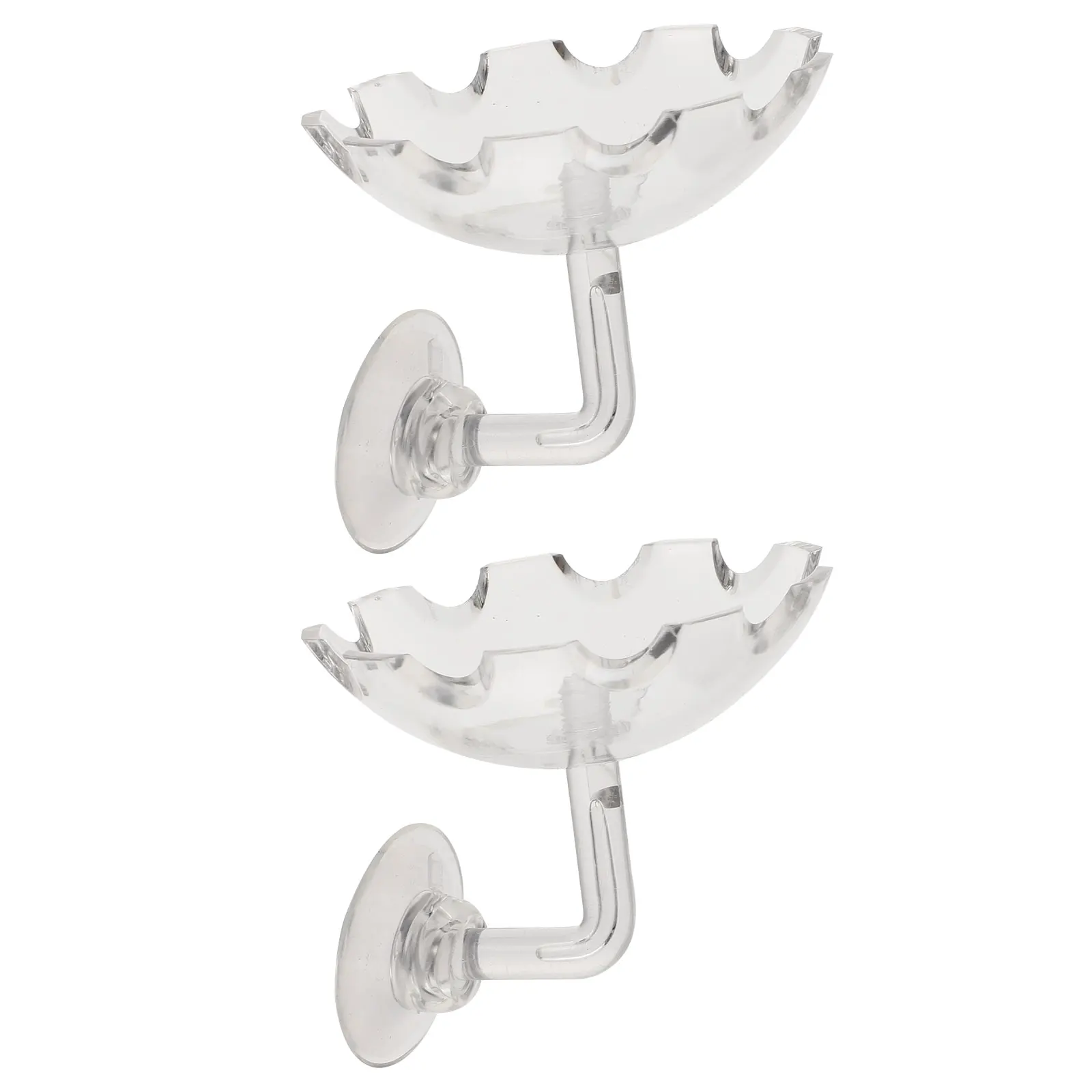 

2Pcs Shrimp Feeding Dish Acrylic Fish Tank Accessories Firm Cup Aquarium Supplies Reptiles Food Bowl Crystal Shrimp