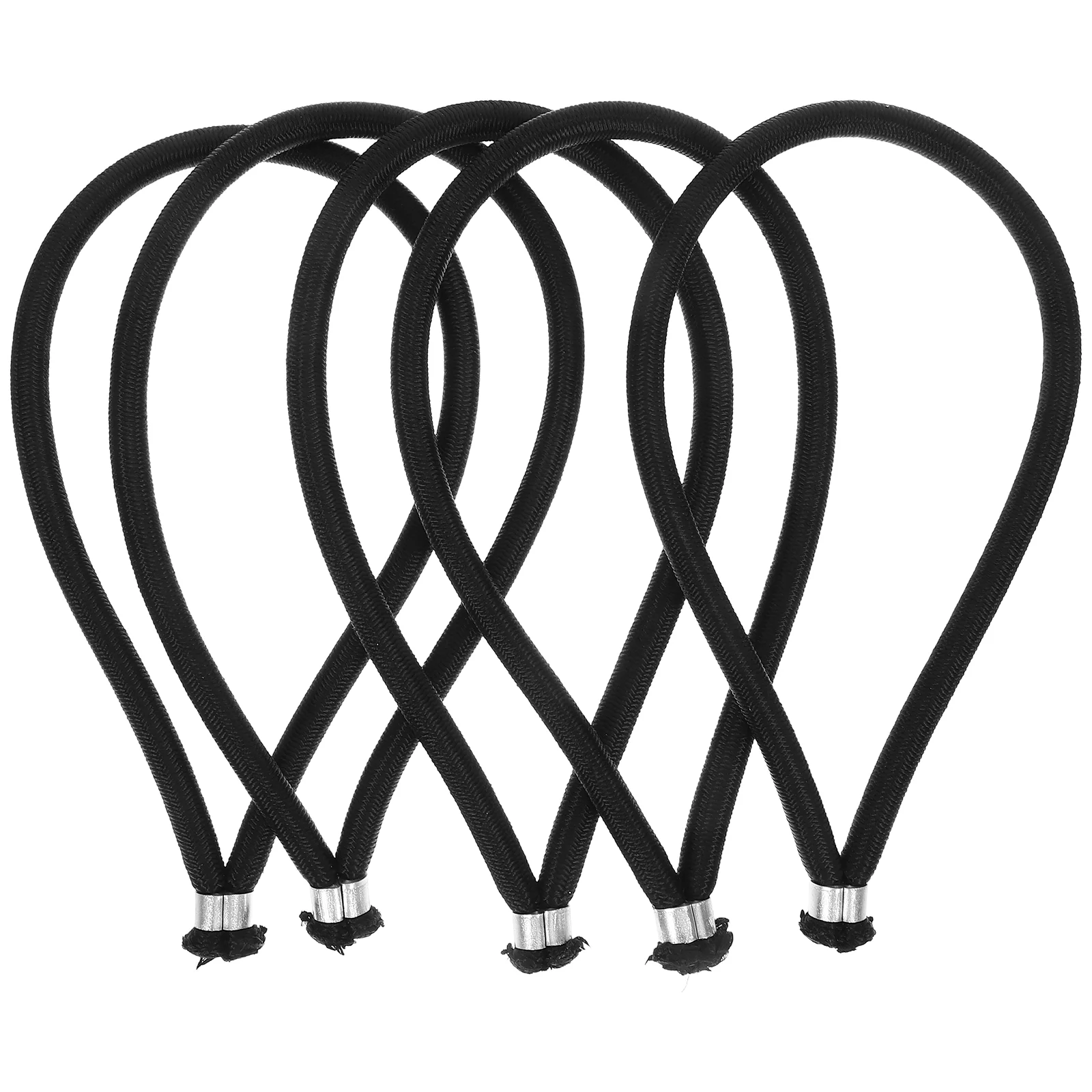 5 Pcs Trampoline Elastic Rope Netting Cords Bungee Straps Bungie Balls Tarp Tie down Dribble