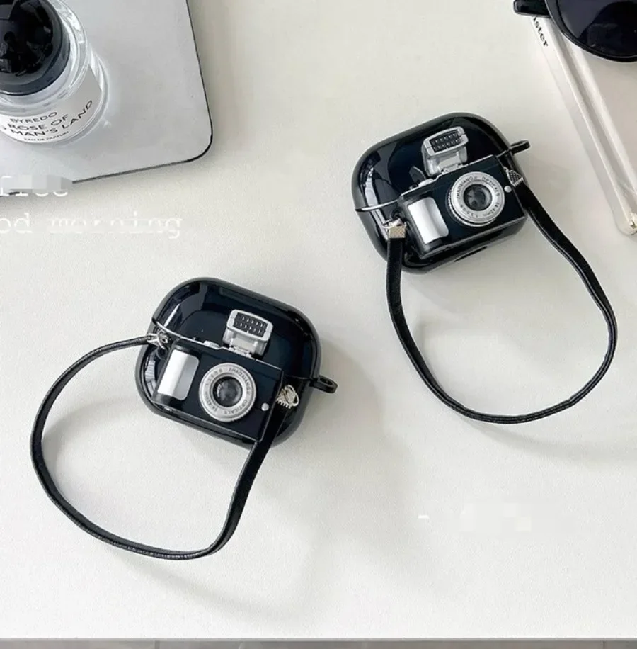 Funny Camera Case For Samsung Galaxy Buds 3 / 2pro /buds Live /buds 3 Pro Case Pattern Cute Case Silicone Headset Cover