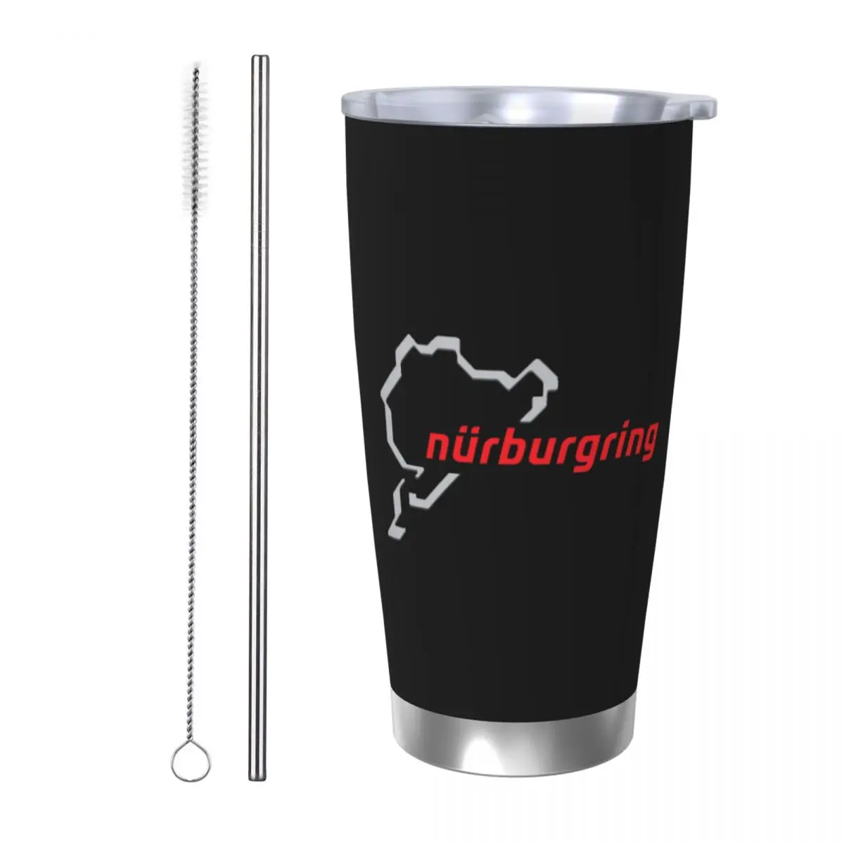

Race Track Germany Nurburgring Stainless Steel Tumbler Vacuum Insulated Mug Thermal Cold Cups Straw With Lid 20oz