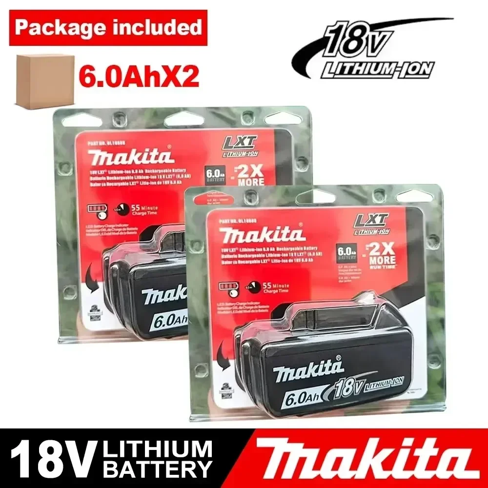 Original Makita Lithium-Ionen-Akku 6AH/5AH/3AH18Vbl1860BL1830BL1850BL1860b Ersatzakku für Elektrowerkzeuge