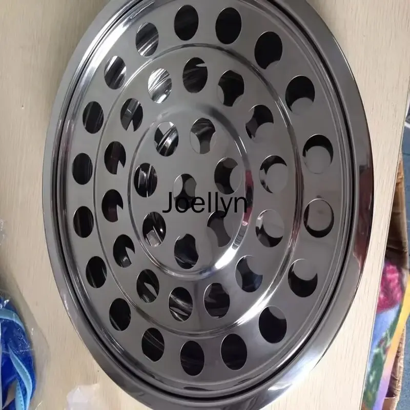 Premium quality communion tray  Stainless Steel Plate Set one tray with lid plus a bread plate with lid durable safe