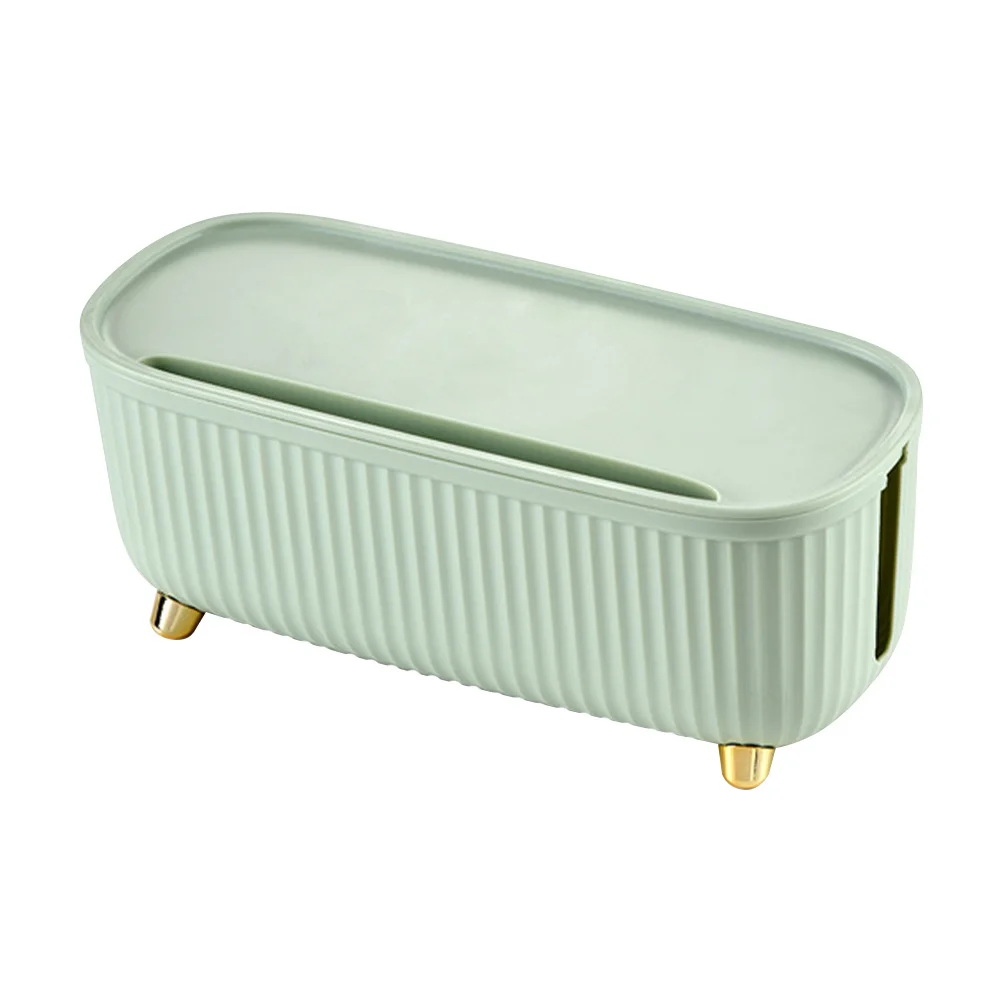 

1pc Cable Storage Box Abs Large Capacity Cord Organizer For Power Strips Cables Adapters Home Office Storage Bins With Lids