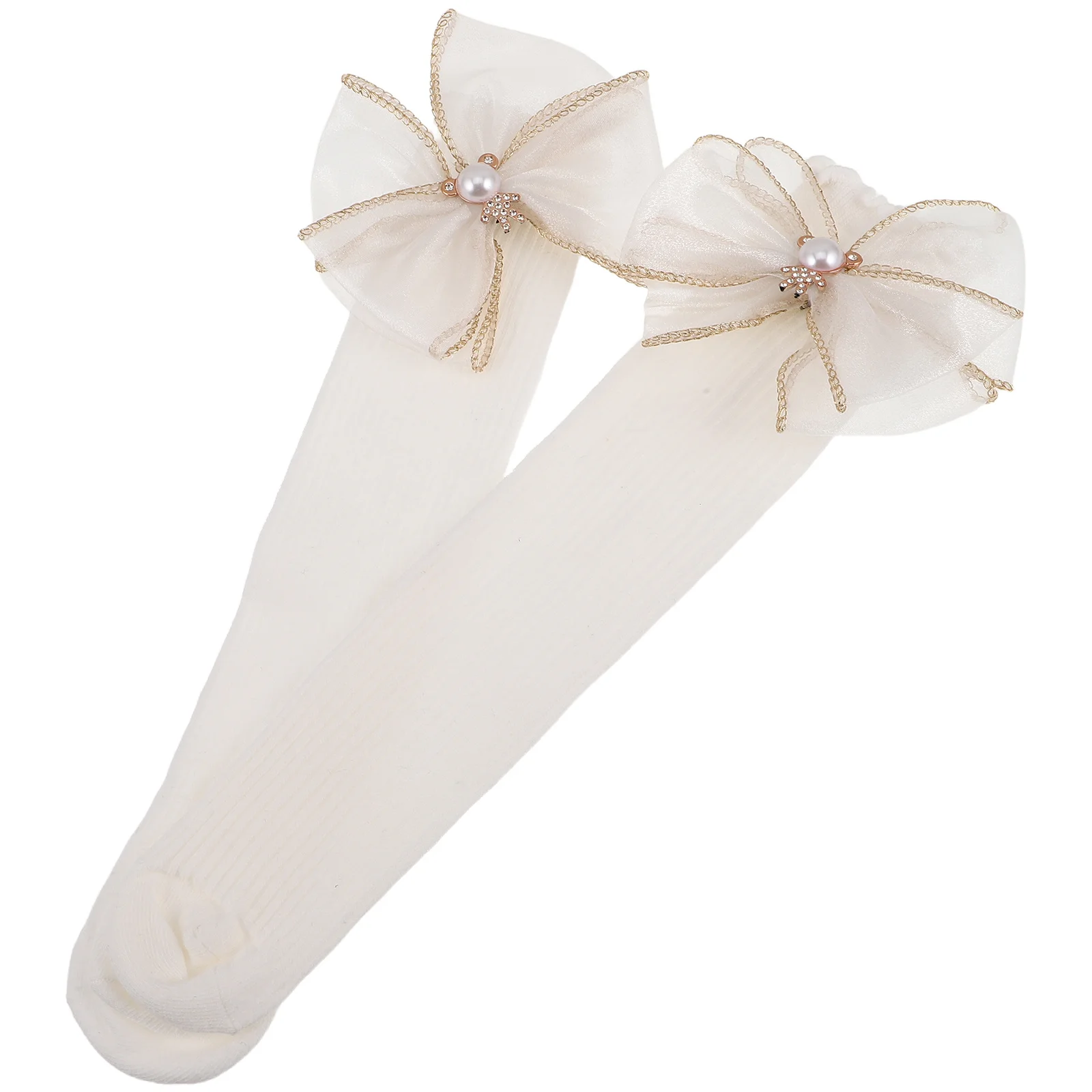 

1Pair Lolita Stockings Lace Trim Mid Calf Japanese Design Breathable Comfortable Cute Socks Girls Sweet Stylish Daily Fashion