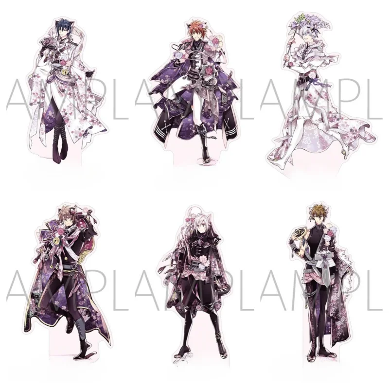 アイドリッシュセブン-プレート-デスク装飾-6周年記念-スタンディングツナシ-ルノスケ-コレクション-オーナメント-アクセソリオ-空条天-アクリル人形-ギフト