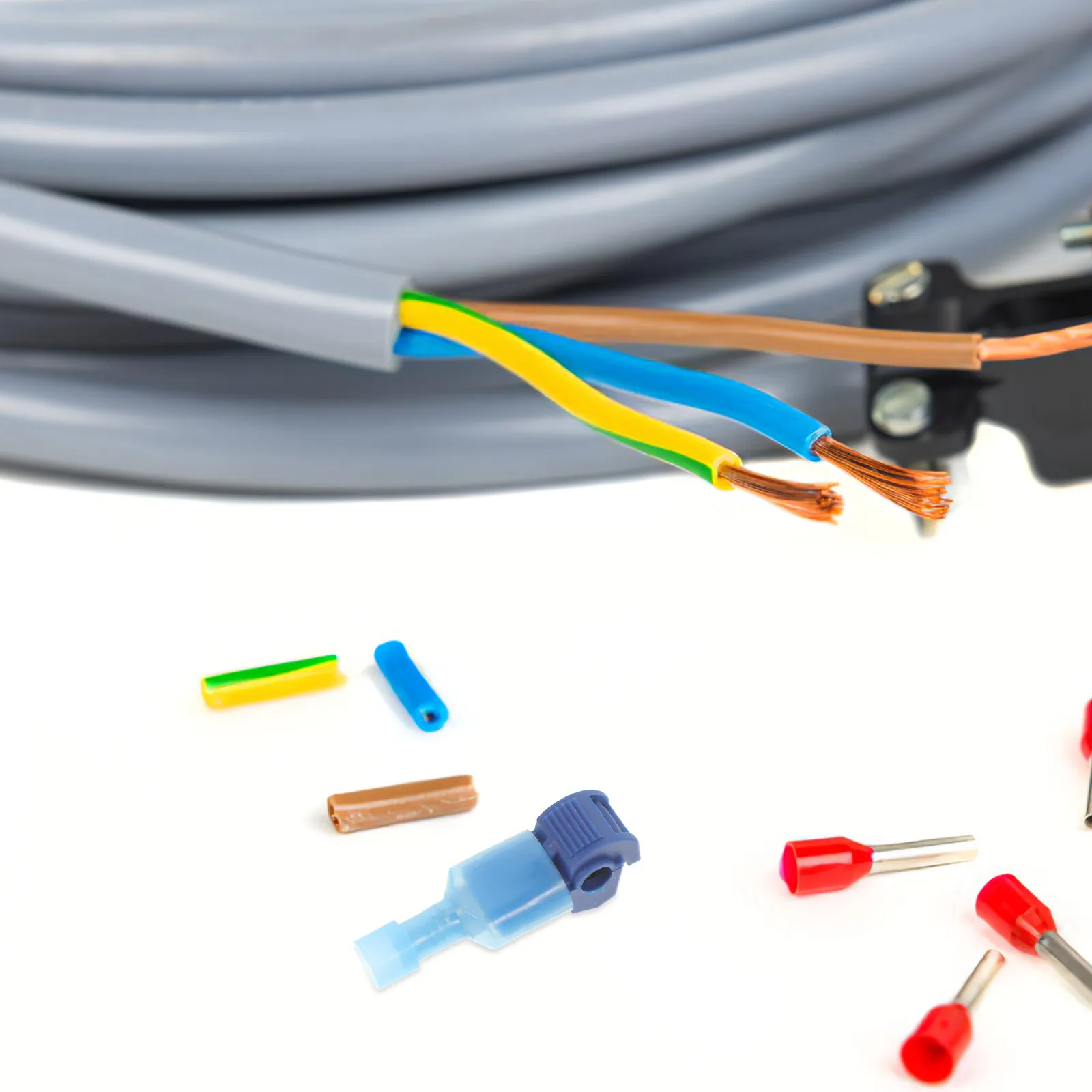 

Набор из 50 быстроразъемных соединителей для проводов: надежные электрические коннекторы из АБС-пластика, меди и ПВХ для автомобилей, дома и морского применения