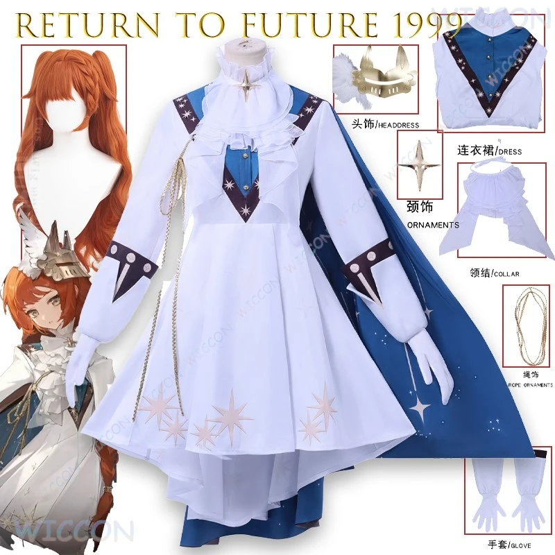 

Return To Future 1999 Sonetto Tin Heart Cosplay Costume Official Bluepoch Anime Game Character Outfit Halloween Dress Up Cosplay