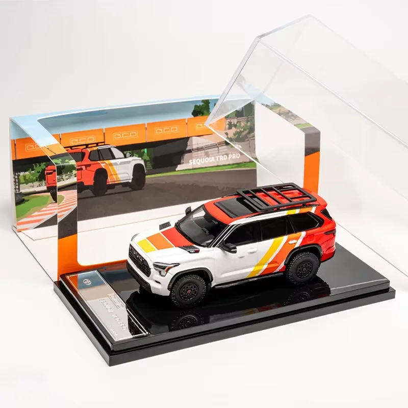 GCD 1: 64 Scale SEQUOIA Alloy Car Model Exquisite Gift Static Display Souvenir Toy Collectibles Desktop Decoration - view 3