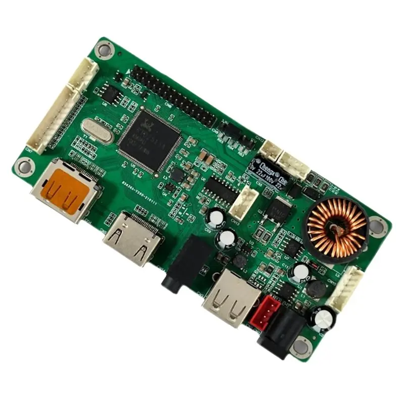 Headphone Charging USB 1920X1080 Resolution 7-65 Inch LCD Screen -Compatible DP To LVDS Driver Board With Amplifier