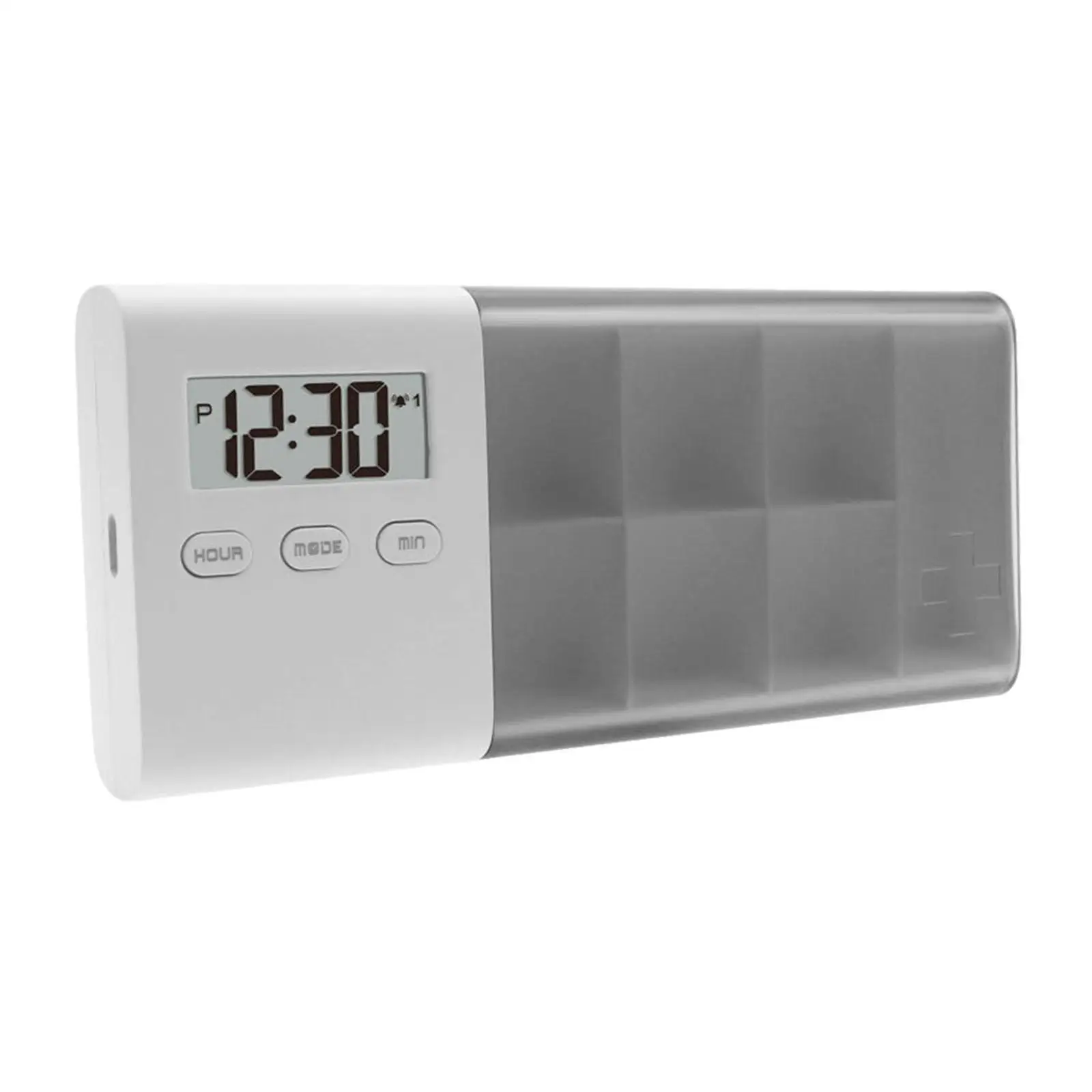 Travel Pill Organizer Case Loud Sound Dustproof Pill Dispenser with Alarm Reminder for Outdoor, Home, Office, Camping