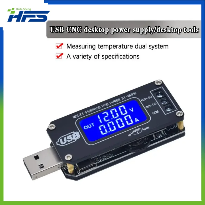 

DC-DC CNC USB Boost Step Down Power Supply Voltage Regulator Module 5V to 3.3V 9V 12V 24V Desktop Power Module Dual System