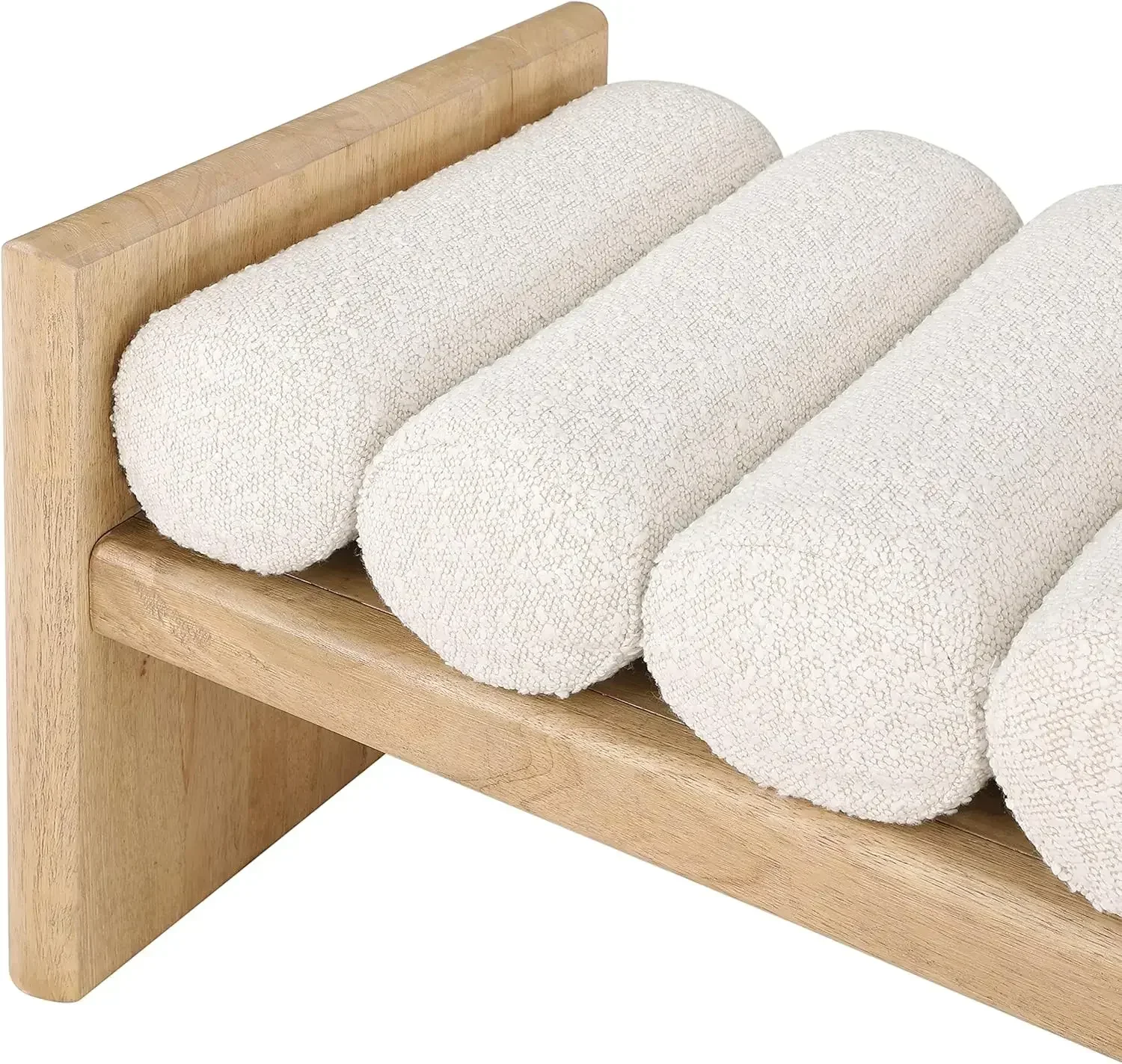 [وصول جديد، سعر مخفض! ]179 مجموعة كريم ويفرلي الحديثة |   مقعد معاصر مع لمسة نهائية طبيعية غنية من الخشب الصلب، كرييا