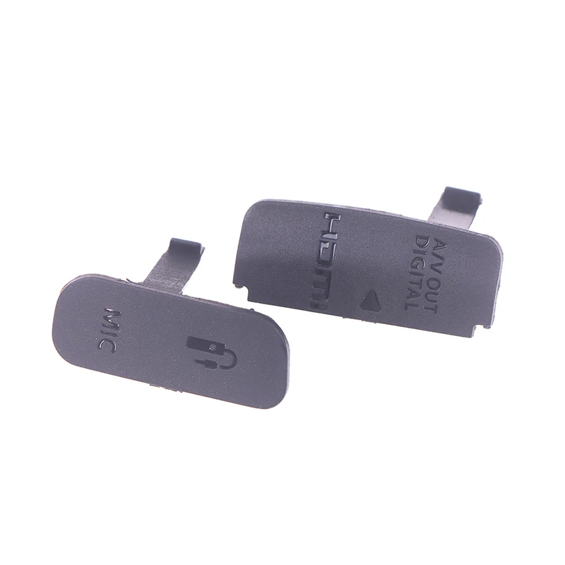 2PCS NEW USB Rubber Lid Door HDMI-compatible MIC Cap Interface Cover For EOS 600D T3i Digital Camera Repair Part