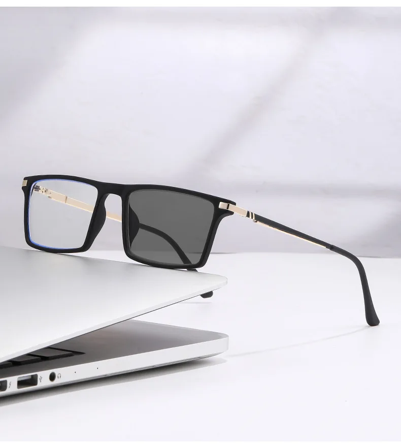 Multifokale + photochrome Lesebrille Brillen für Männer Frauen Progressive Fern Dual-Use 0 1,0 1,5 2,0 2,5 3,0 3,5 4,0 – Detail 9