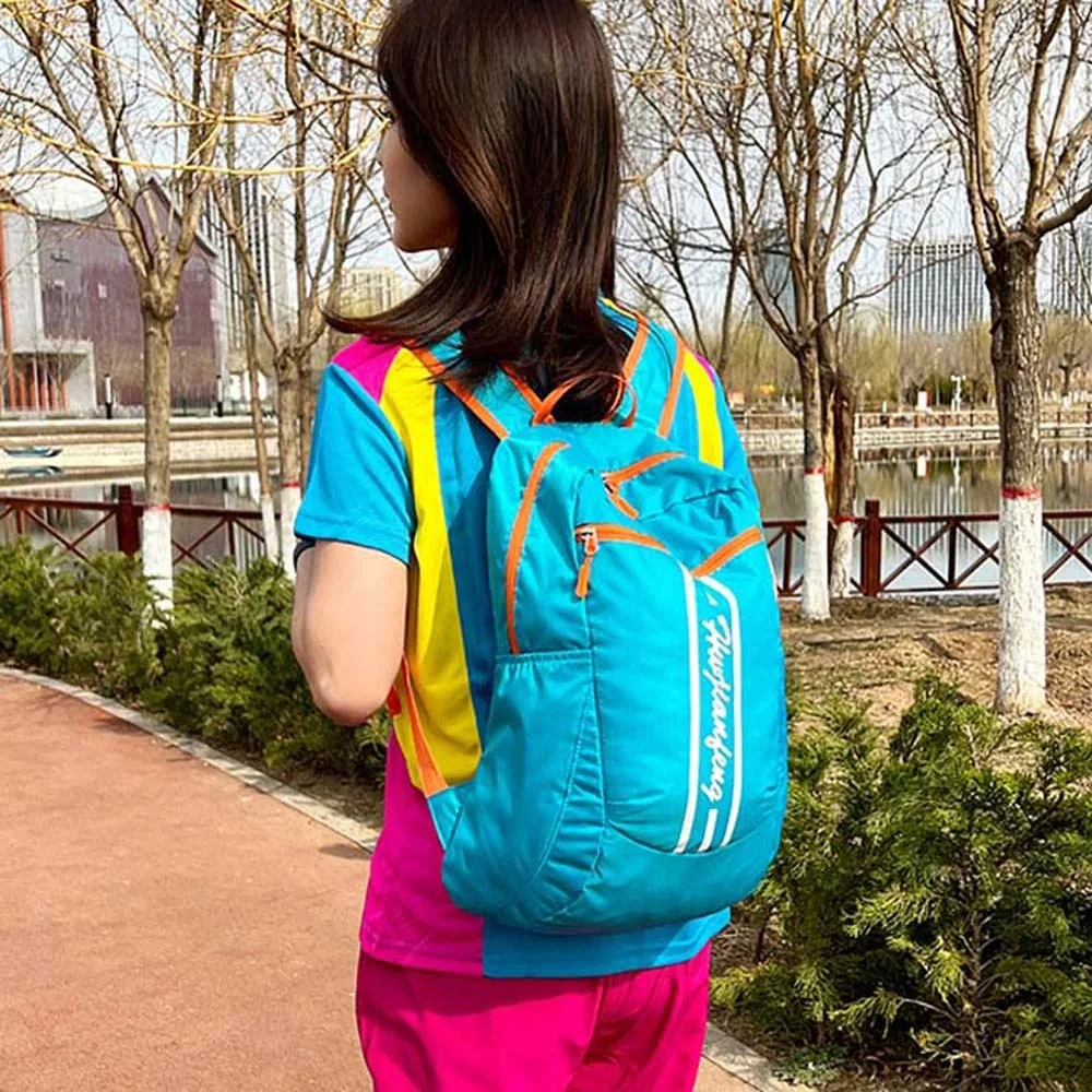 

Lightweight Foldable Backpack Waterproof Large Capacity Outdoor Rucksack Fixed Webbing Polyester Travel Daypack Camping