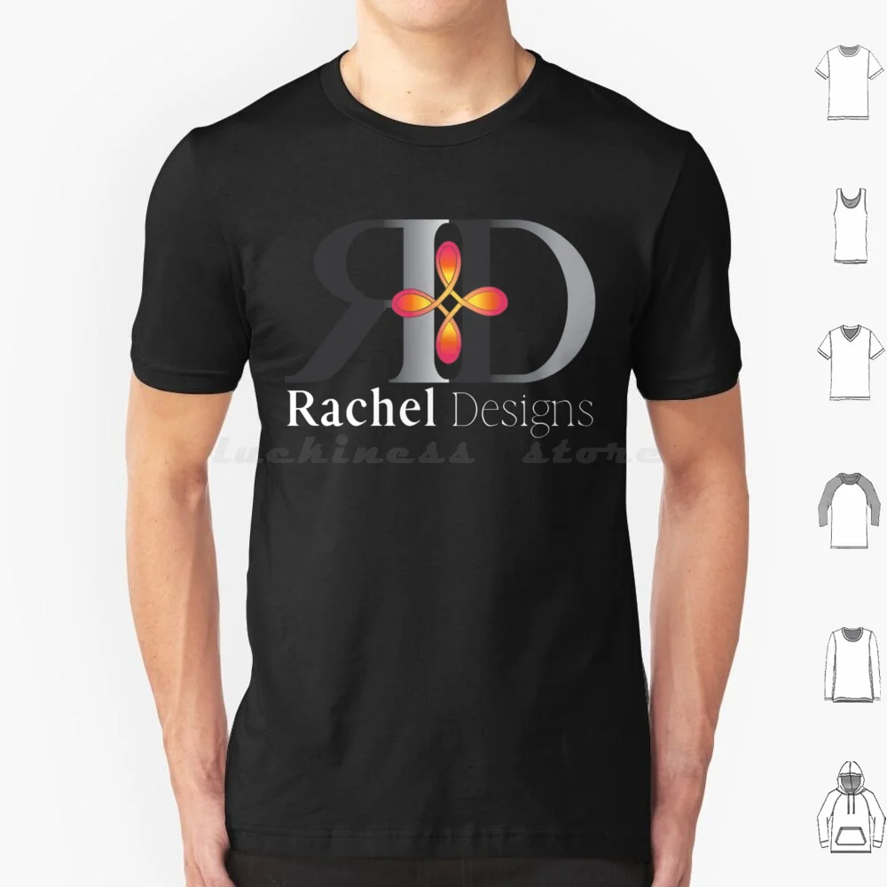 Secondary Logo Merch Of Rachel Designs T Shirt Big Size 100% Cotton Cap