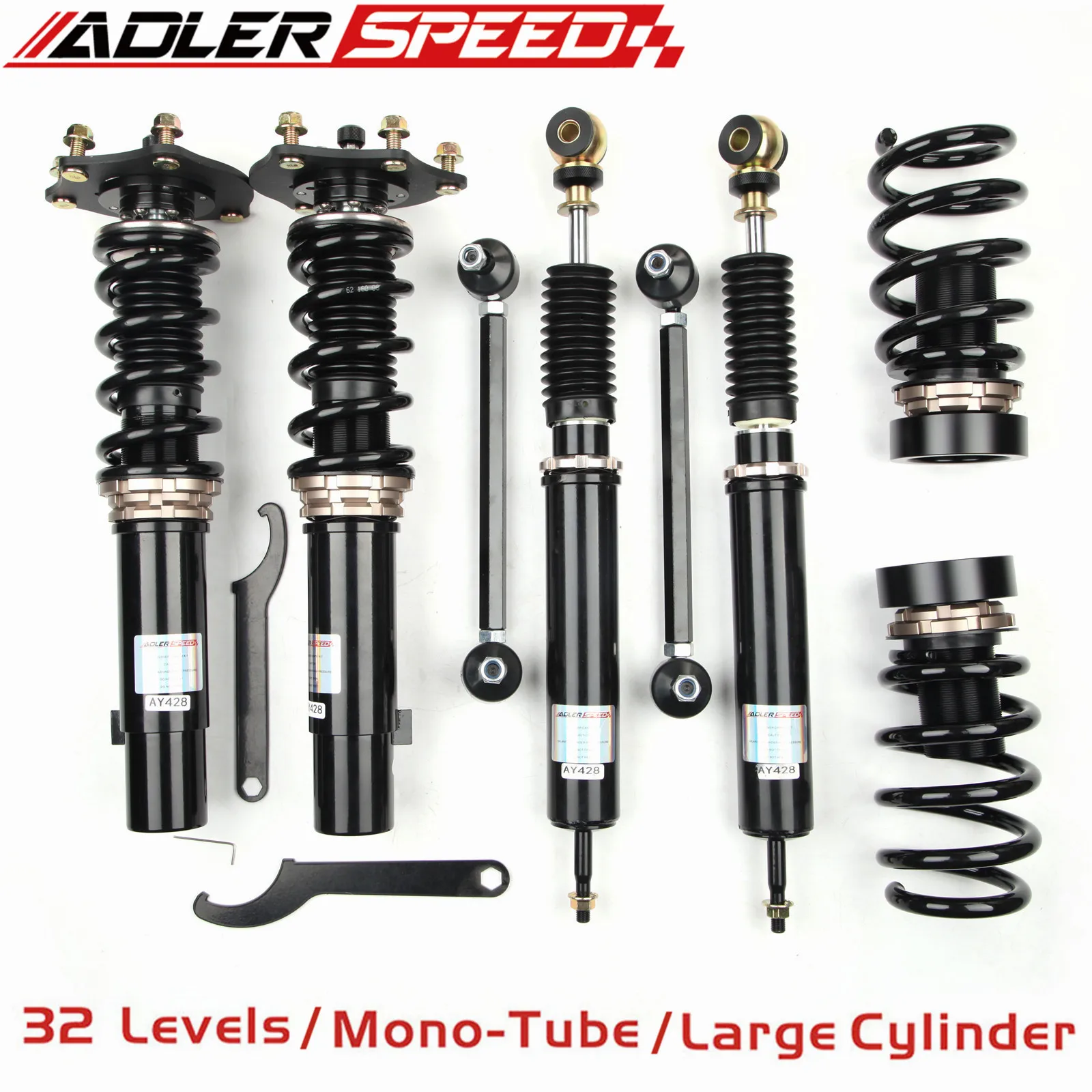 

ADLERSPEED 32 Levels Damping Coilovers Lowering Suspension Kit Fit Honda: Accord (2018+)