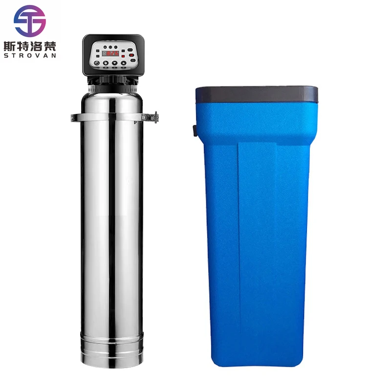 STLF CJW Automatic Water Softener Stainless Steel Center Water Purifiers Hard Water Softener Remove Calcium Magnesium with Excha