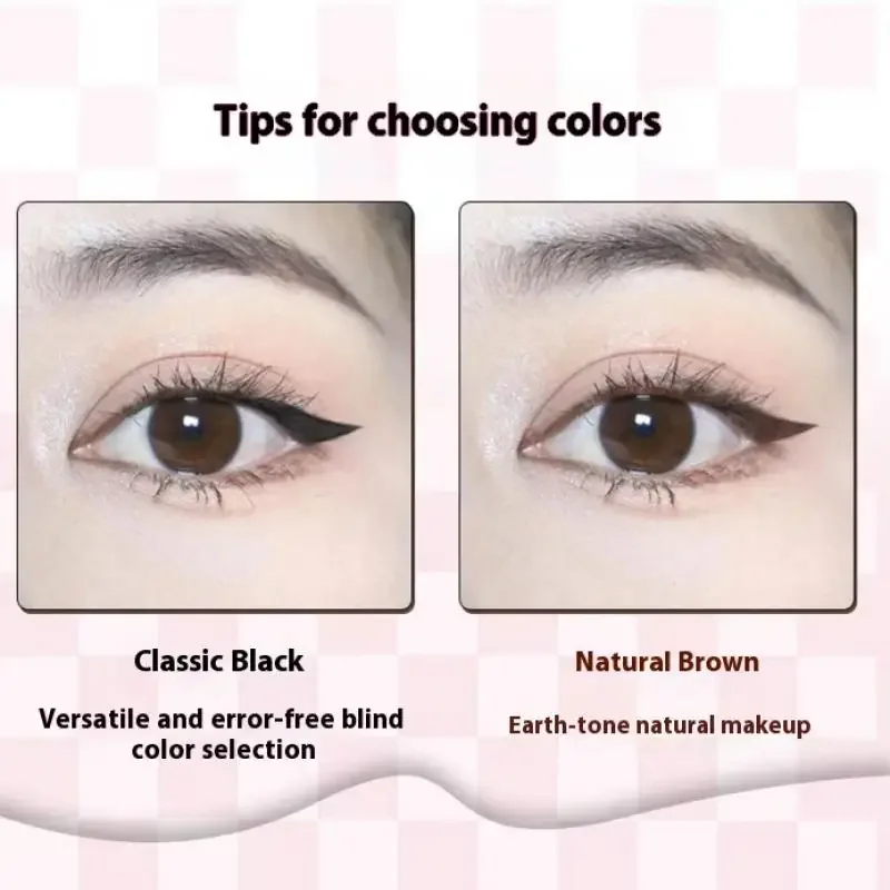 300 sztuk/pudełko Wodoodporne naklejki do eyelinera z efektem stempla, łatwe w użyciu, wodoodporne i odporne na pot.