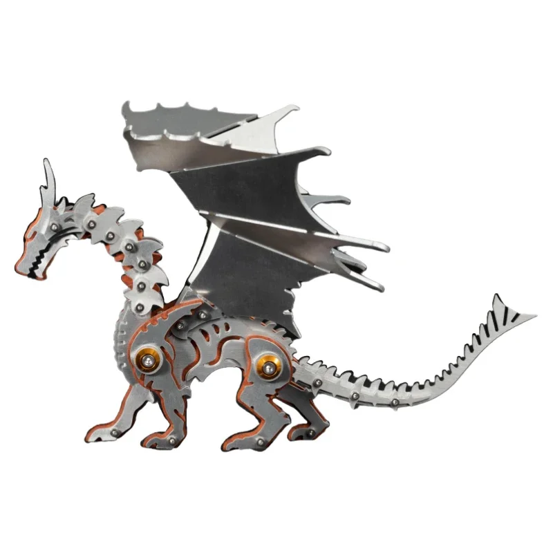 

Magic Dinosaur Metal Model Building Kits for Adults DIY Mechanical Animals Jigsaw Assembly Toy 3D Puzzle Toys