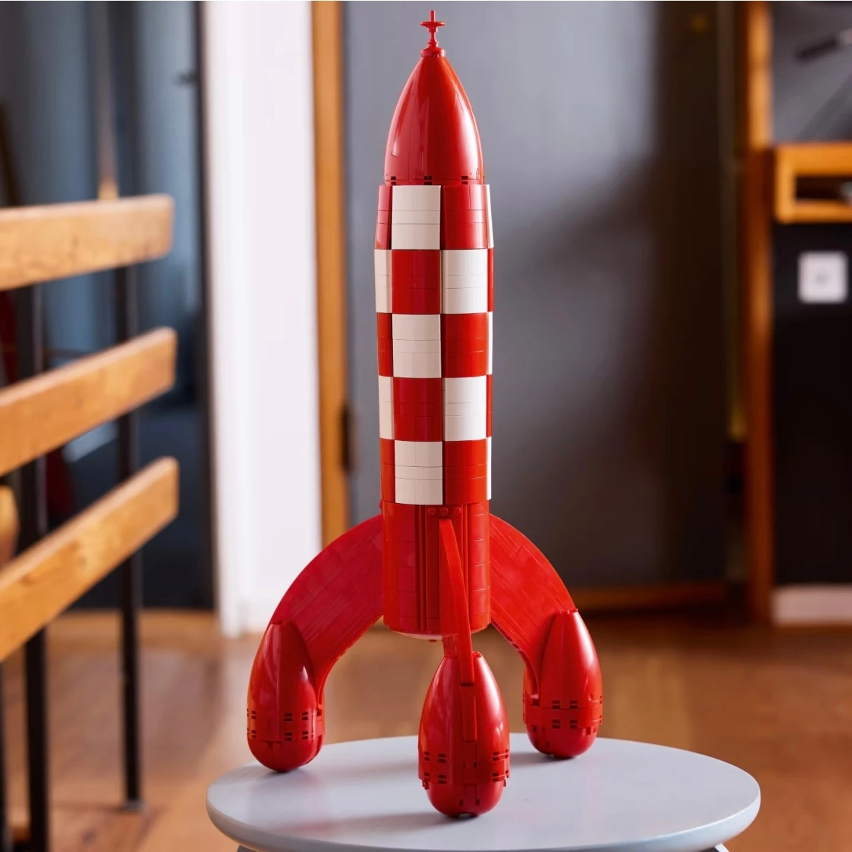 1283pcs New Creative Moon Rocket Model Building Blocks DIY Ideas Anime Assemble Bricks Construction Toy Birthday Christmas Gifts image 3