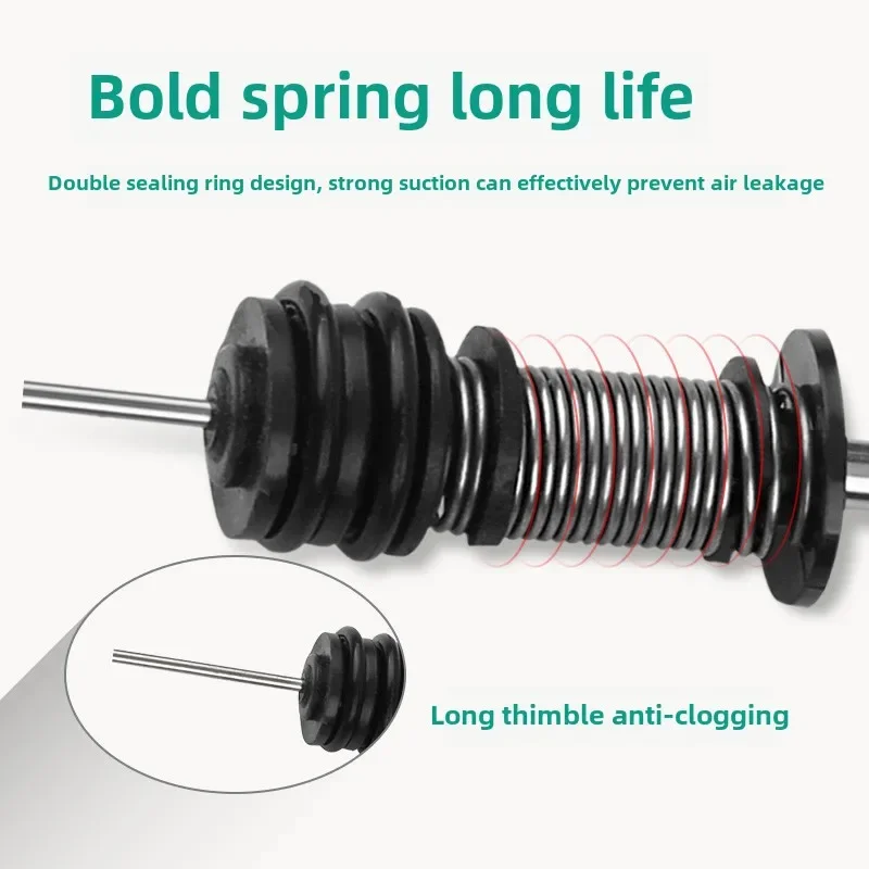 Heavy Duty Large Desoldering Pump for Efficient Soldering Iron Disassembly with Strong Vacuum Suction