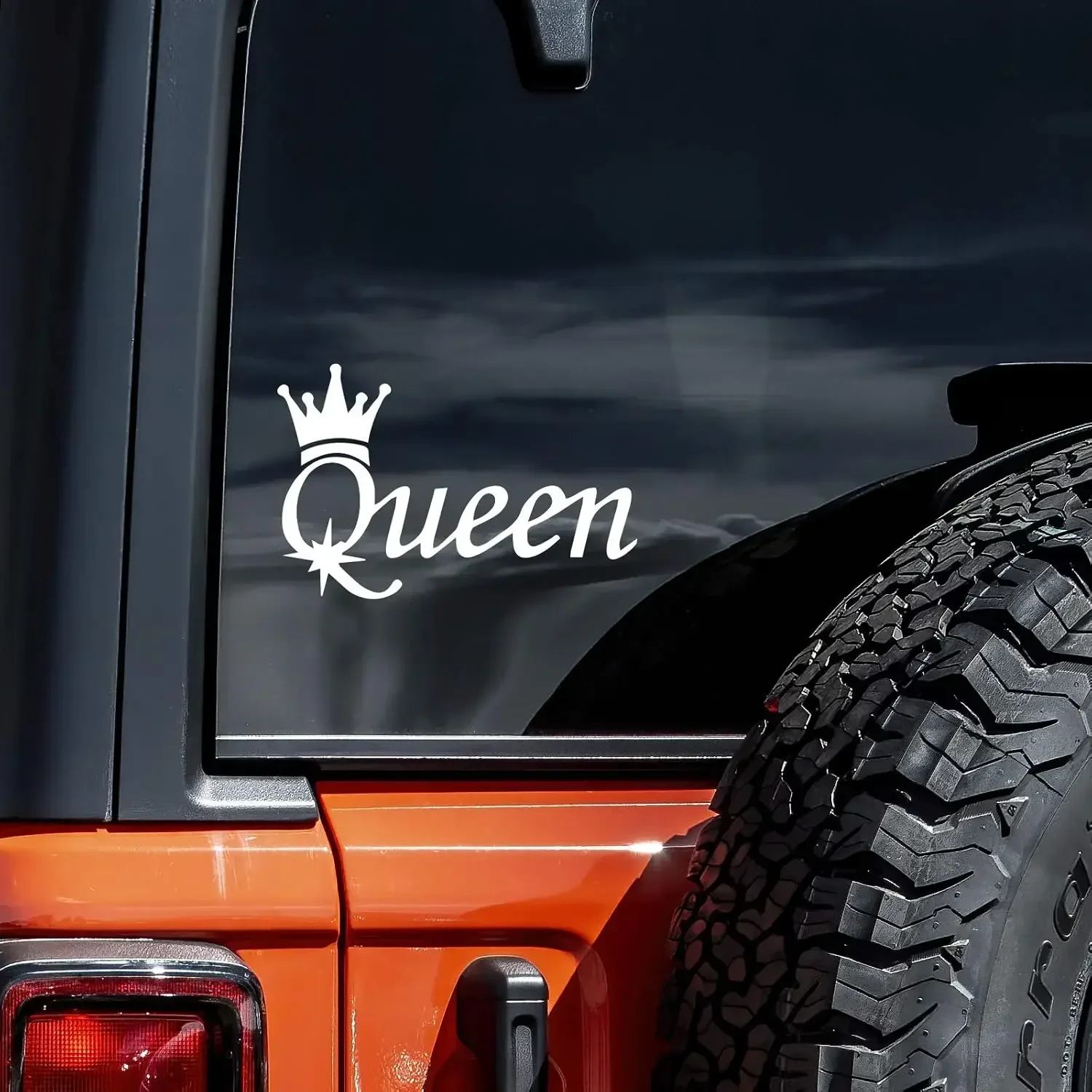 

1 шт. виниловая наклейка Vool Queen для стайлинга, для автомобиля, грузовика, ноутбука, бампера