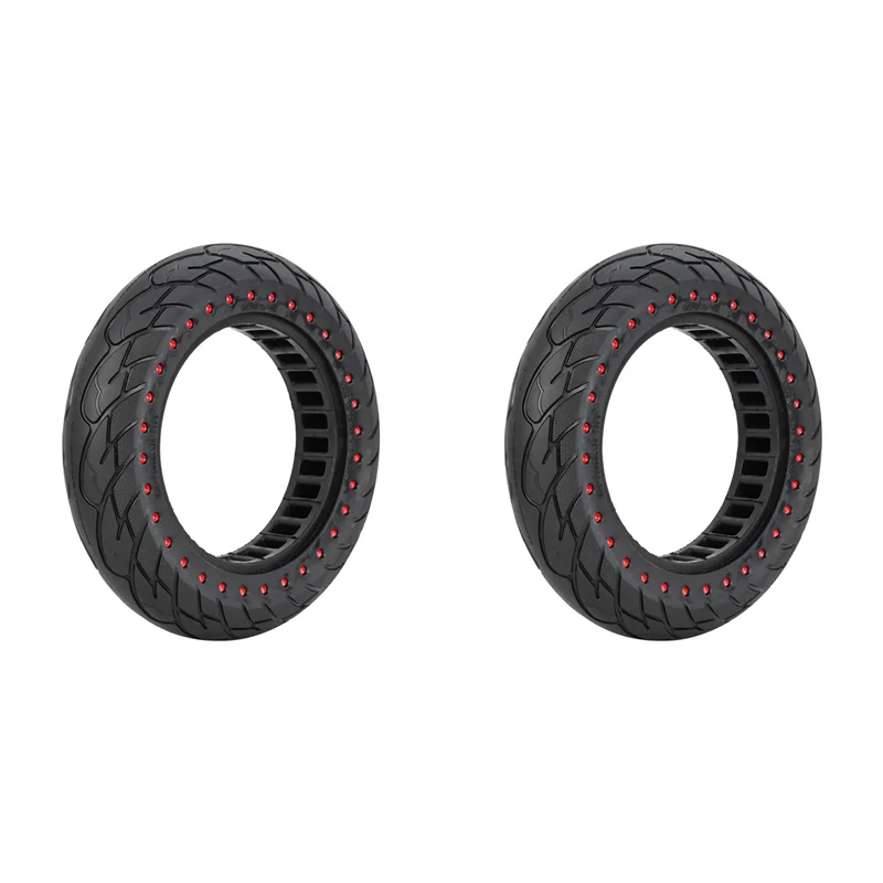 【صيف】2X لإطارات سكوتر كهربائي Kugoo 10X2.125 إطار مزدوج على شكل قرص العسل إطار صلب مقاوم للانزلاق ومقاوم للاهتراء #1