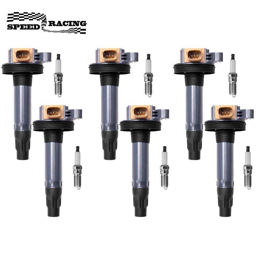 

UF646 DG549 IC749 2505-484814 BL3Z-12029-C E1146 6*Ignition Coil Spark Plug Pack for Ford Police F-150 Transit Ecoboost 3.5L V6