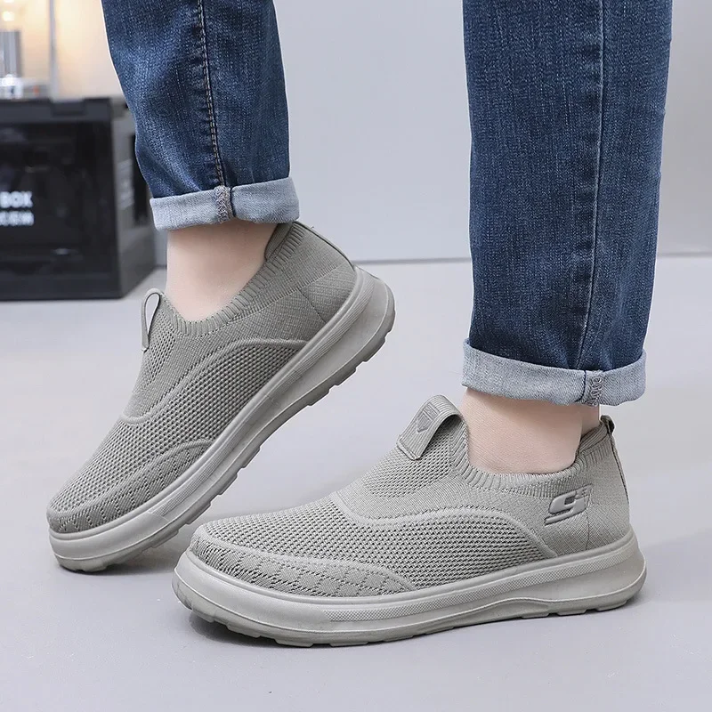 Spring Autumn Shoes for Men Casual Round-toed Men's Soft-soled Shoes Durable Versatile Single Shoes Outdoor Lightweight Sneakers