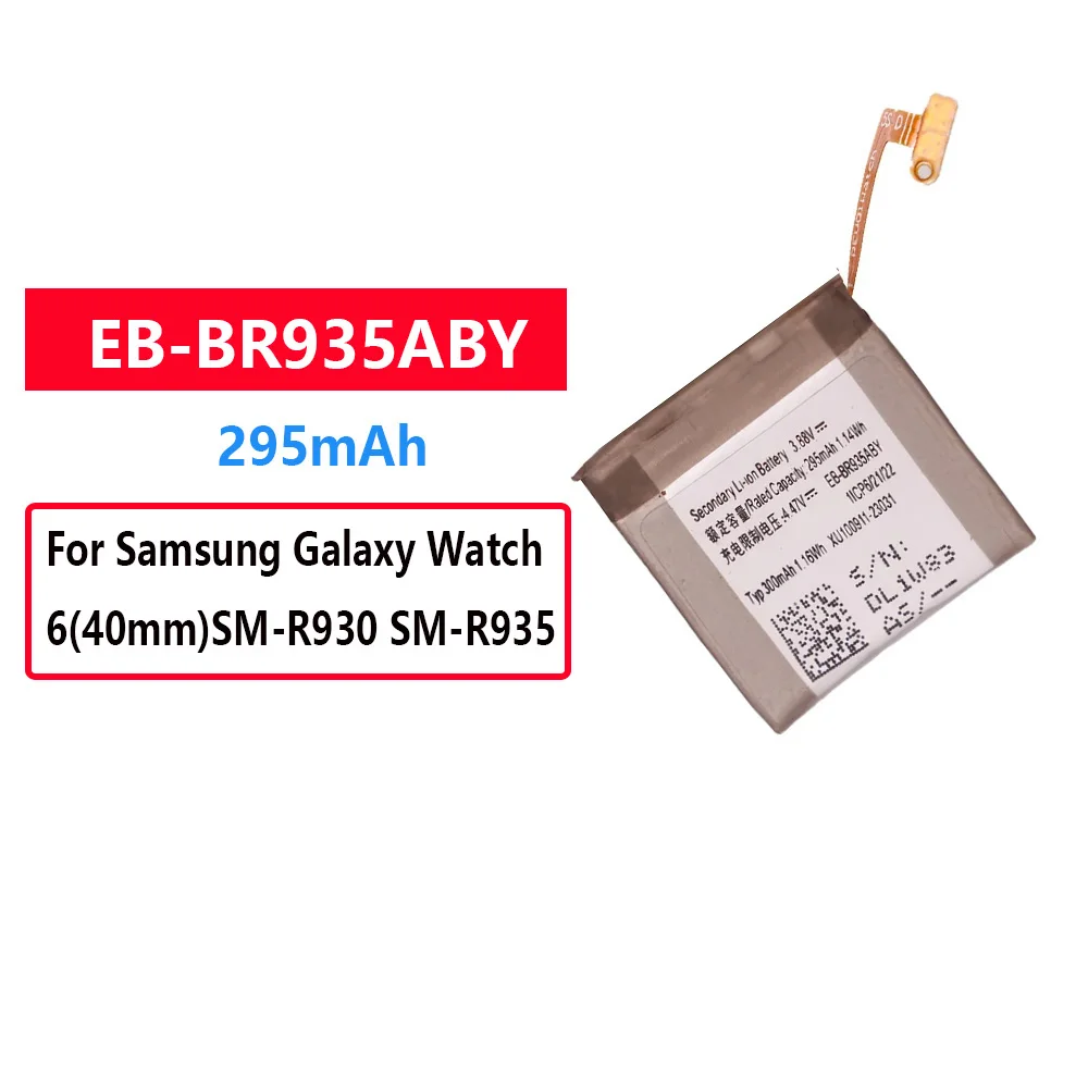 EB-BR760ABE EB-BR860ABY EB-BR870ABY EB-BR880ABY EB-BR890ABY Battery for Samsung Galaxy Watch4 40mm 44mm Classic 42mm 46mm Tools