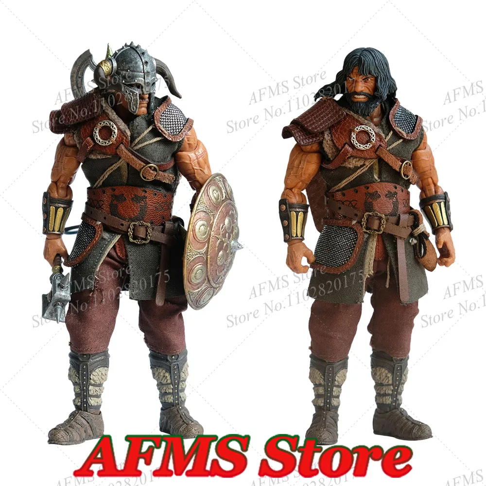 

KAI LAB 1/12 Scale Collectible Figure Barbarian Conan Medieval Leather Battle Costume Fit 6Inch MEZCO Action Figure Dolls