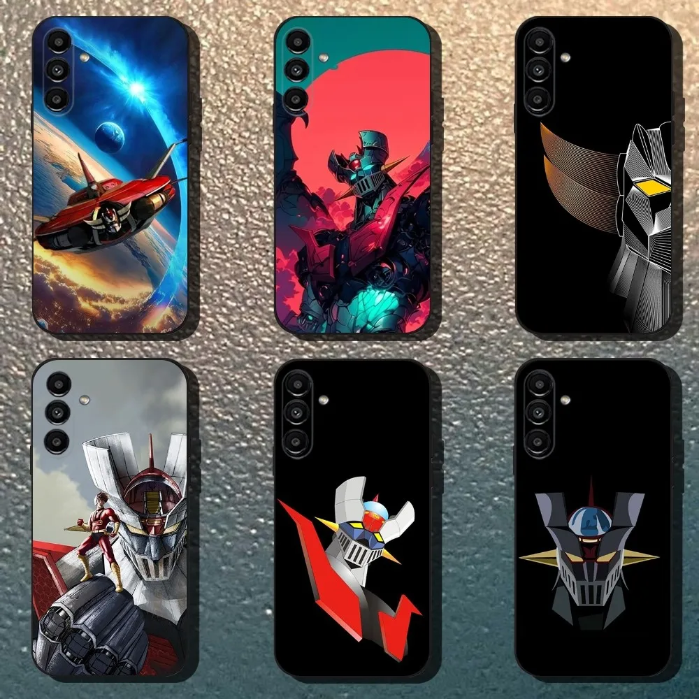 

M-Mazinger Z Robots Phone Case For Samsung Galaxy A13,A21s,A22,A31,A32,A52,A53,A71,A80,Soft Black Shell