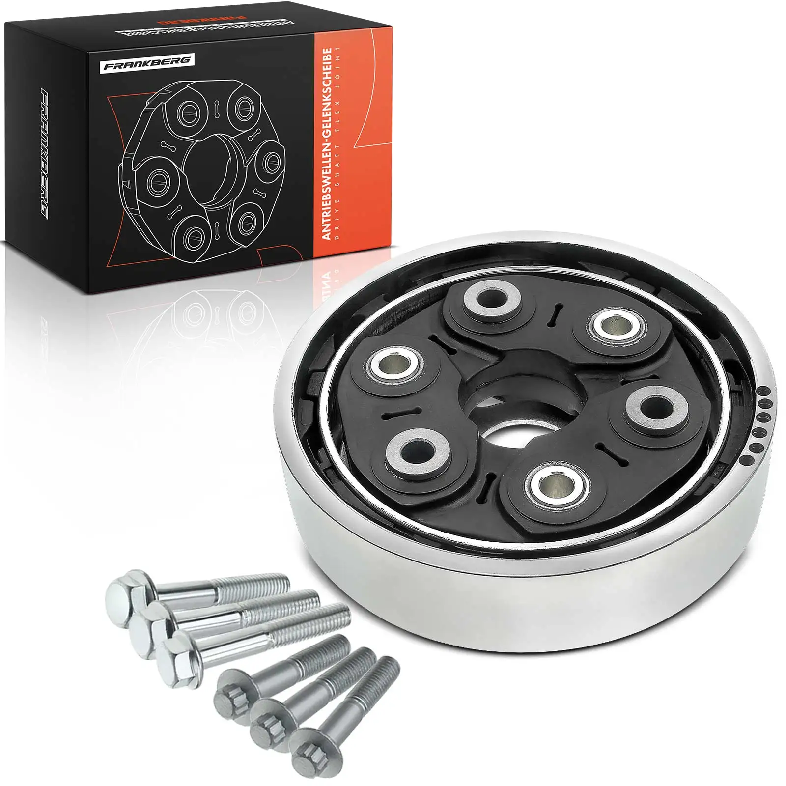 Frankberg 1x Hardy disc Cardanas achter voor VW Golf 5 6 Passat Tiguan Audi A3 8P Q3 8U 1K0521307 1K0521307A