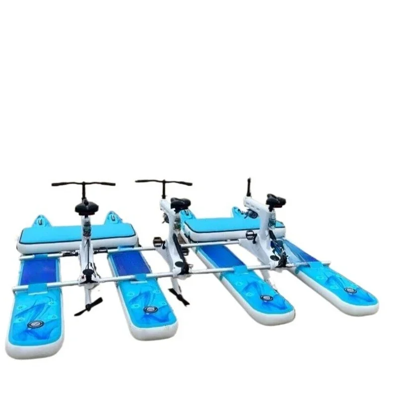 Double water bike, inflatable outdoor couple model