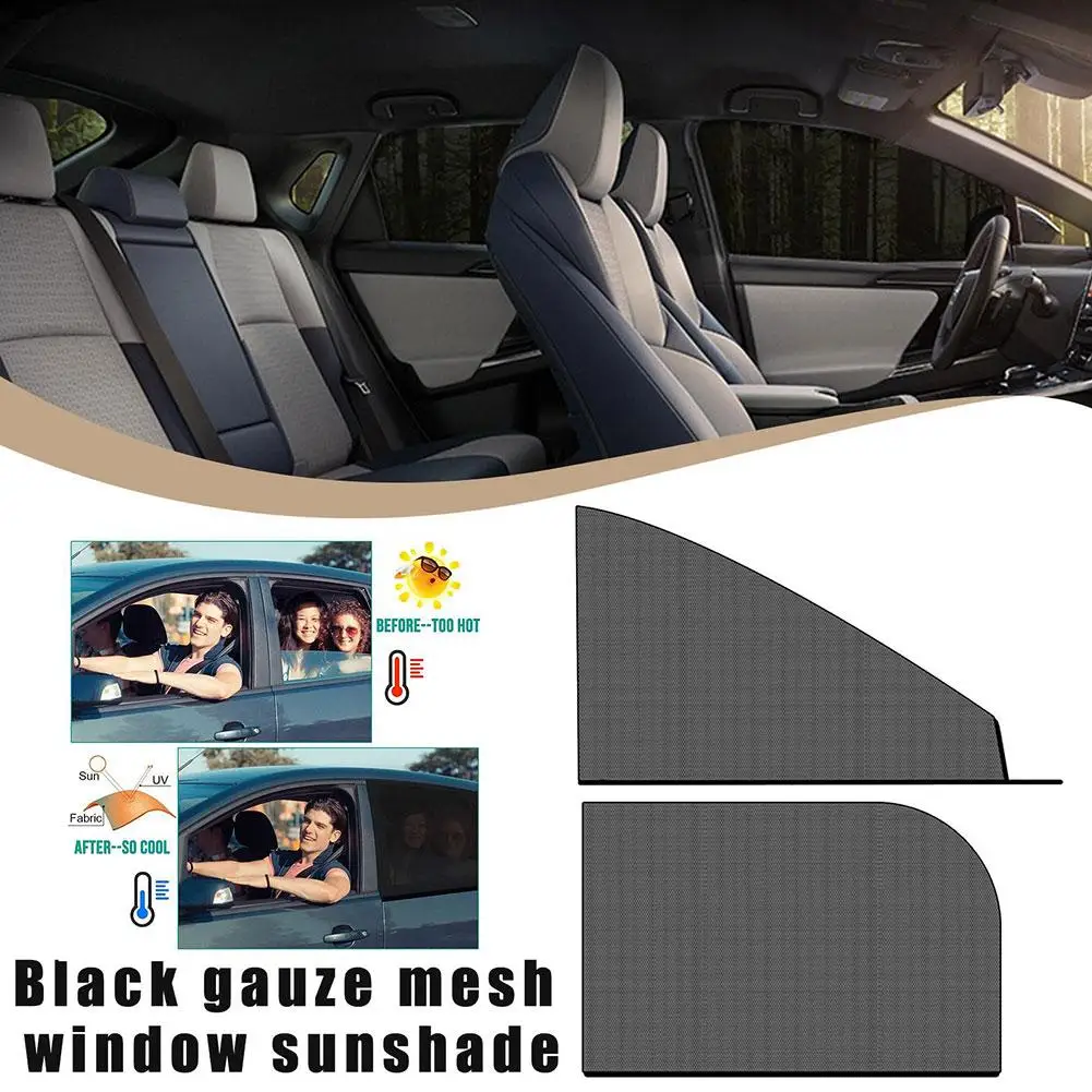 Car Sunshade Curtains Side Window Shades Universal Sunshade Curtains Auto Repellent Protection Net Mosquito Mesh Accessorie B0K6