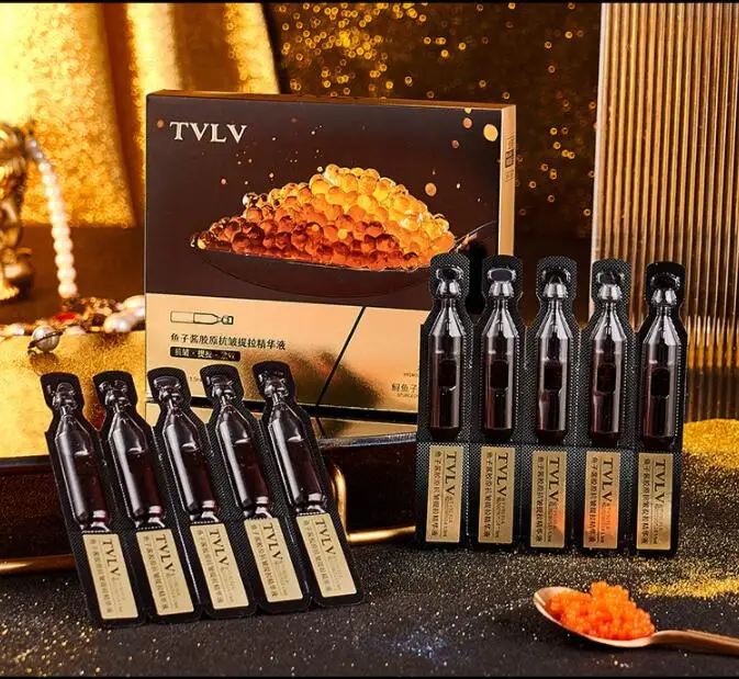 Caviar Serums Stick Caviar Collagens Moisturizing Serums 10 Sticks/Box Caviar Tightening Facial Serums