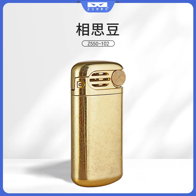 New ZORRO Personalized Retro Original Copper Special-shaped Kerosine Lighter, Special-shaped Smoking Collection Gift for Men