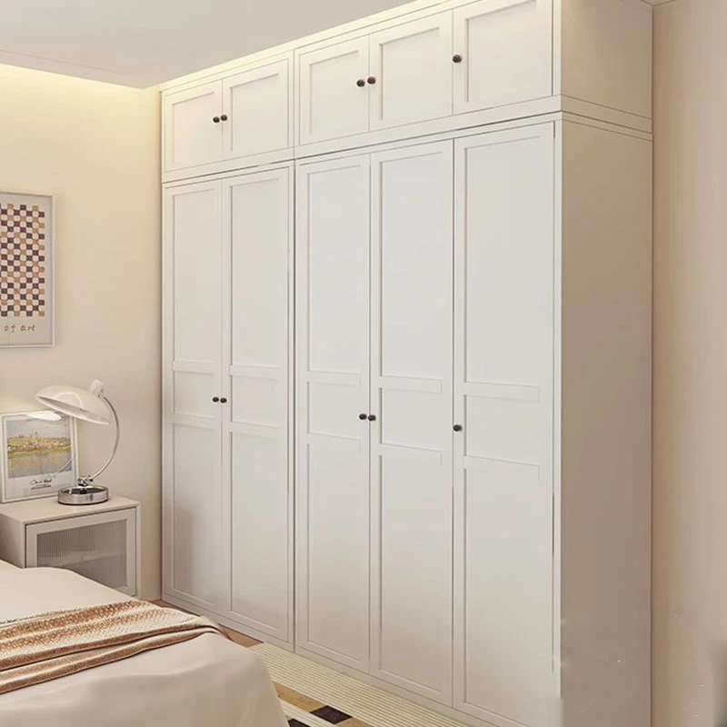 Nordic Storage Organizer Wardrobe Storage Aesthetic Hotel Wooden Wardrobe Closets Bedroom Systems Ropero Armable Home Furniture