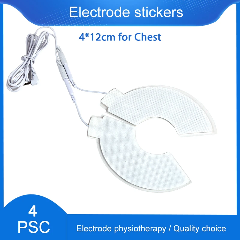 

Breast Frequency Self Adhesive Replacement Pads EMS Electrode Pads for Electric Tens Acupuncture Chest Muscle for Massager