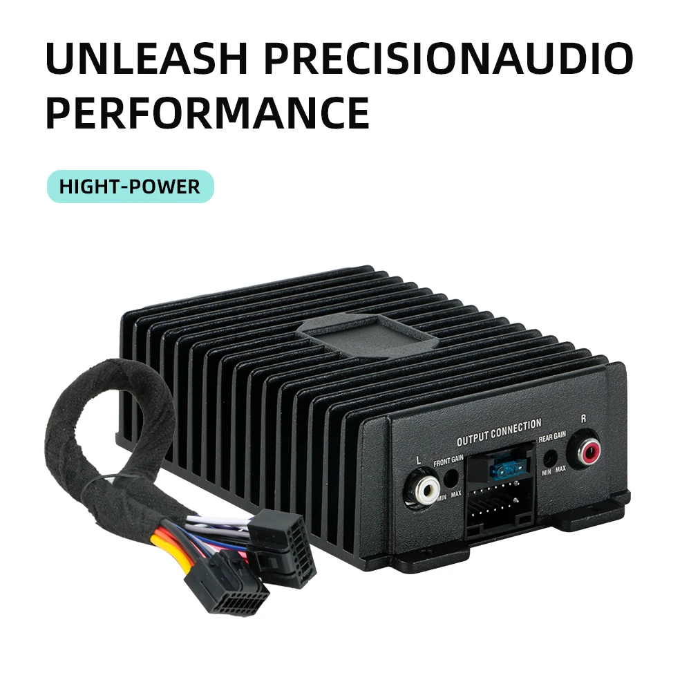 Car DSP 4 Channel Radio Amplifier Equalizer for Android Radio Non Destructive Modification Sound Enhance Multimedia Radio Player