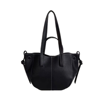Soft leather niche wing bag tote bag premium sense large capacity handbag commuting women's bag