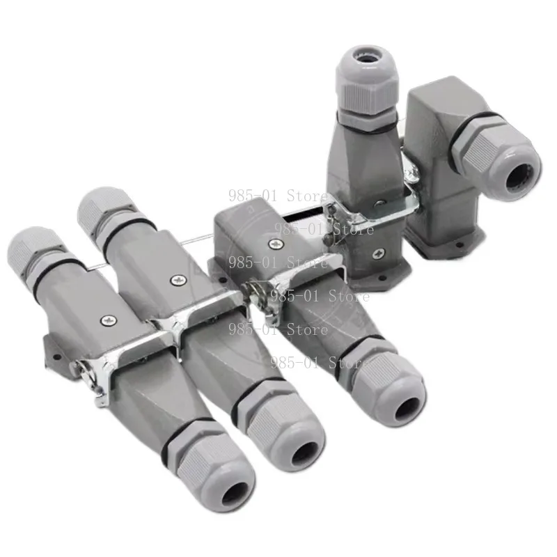 Rectangle Aviation Plug Socket HDC HA 4/5/6/8 Pin Waterproof Heavy Duty Connector Male Female