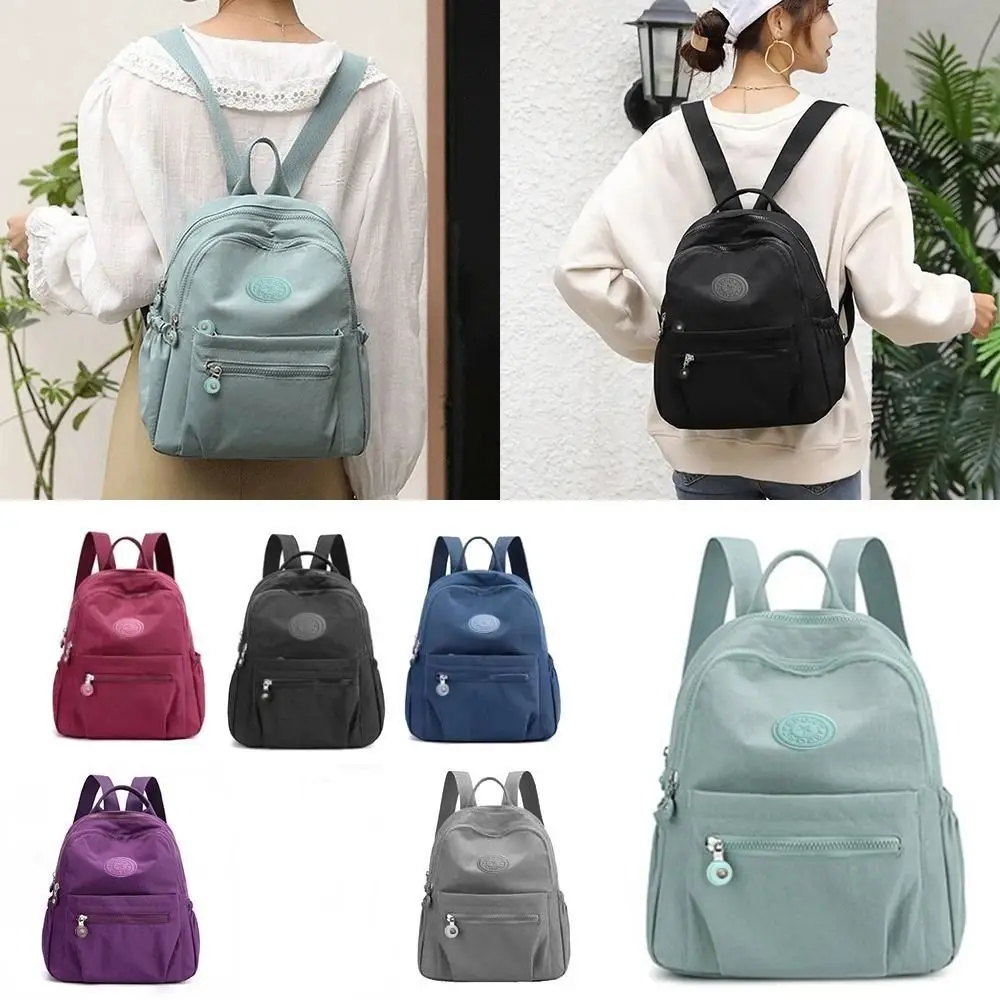 Versatile Large Capacity Shoulder Bag Waterproof Lightweight Mini Rucksack Wear-resistant Small Backpack School